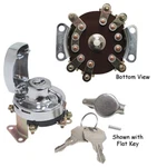 Chrome Ignition Switch For Harley Fat Bob Dashboard 71501-73T 15033. Fixed Price $59.40.