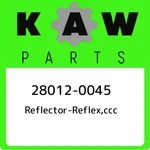 28012-0045 Kawasaki Reflector-reflex,ccc 280120045, New Genuine Oem Part. Fixed Price $21.38.