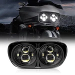 5.75" Dual Led Headlight Lamp Projector Fit For Harley Fltr Road Glide 1998-2013. Fixed Price $94.99.