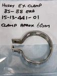 Husqvarna 250/400/500 Exhaust Clamp (60MM) Used Oe P/n 15-13-441-01. Fixed Price $22.00.