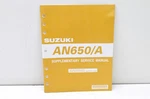 Oem Suzuki 99501-36110-03E Service Manual AN650/A 2003-20 Nos. Fixed Price $34.95.