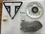 Triumph Bonneville Chain And Sprocket Kit - T2017230. Fixed Price $179.00.
