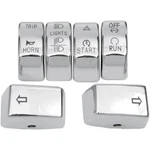 Drag Specialties 12-17 S/tail/dyna 6PC Chr Switch Cap Kit 0616-0190. Fixed Price $18.24.