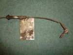 Used Cushman Scooter Clutch Cable Stop Bracket 60 Series Eagle 1950-57 876545. Fixed Price $20.00.
