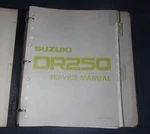 Suzuki DR250 Service Manual 99500-42001-03E. Fixed Price $24.99.