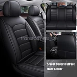 For Honda Crv Cr-v Car 5 Seat Covers Full Set Front Rear Protector Cushion Black. Fixed Price $69.19.