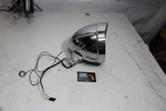 91-02 Harley Dyna Softail Aftermarket Chrome Billet Headlamp And Housing. Fixed Price $150.00.