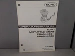 Echo Operator's Manual Mist Attachment PBAM-400E 898 561-0351. Fixed Price $14.99.