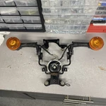 1989 85-05 Kawasaki Meter Headlight Bracket Directionals Horn. Fixed Price $65.00.