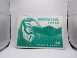 Nos Honda 1998 Genuine Owner's Manual Missing Back Cover 31GCF610. Fixed Price $14.99.