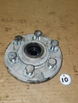 1974-75 Kawasaki F11 Rear Sprocket Cushion Hub With Bolts And Lock Washers. Fixed Price $35.00.