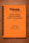 Triumph Tiger Cub Sports Parts Book NO.1 T20SM T20SH Range Models Engine 101. Fixed Price $20.35.