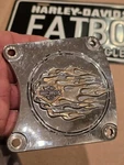 Oem 1985-2006 Harley Touring Flames Inspection Cover 60585-98. Fixed Price $29.99.