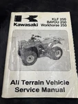 Kawasaki Atv Factory Service Manual 2003 Klf Bayou Workhorse 250 99924-1284-01. Fixed Price $29.99.