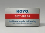 Koyo 5207-2RS C4 Double Row Angular Ball Bearing 35X72X27MM. Fixed Price $47.50.