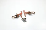 Honda XR250R XR200R Left Right Foot Peg Arm Bracket Mount 1984-2002 I62. Fixed Price $38.99.
