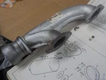 Harley Davidson Snowmobile "new Stock" Exhaust Manifold #65436-73. Fixed Price $20.00.