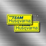 2X Vintage Motocross Team Husqvarna Sticker Husky Decal 125 250 500 Ahrma Mx. Fixed Price $6.99.