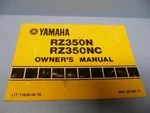 Yamaha Owner's Riders Manual Book Original RZ350NC Lower Price!!!. Fixed Price $89.99.