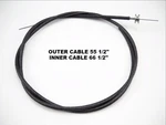 56628-49 Throttle And Spark Control Cloth Braided Cable Assembly Usa. Fixed Price $85.00.