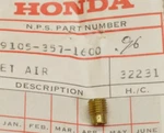 1973-1977 Honda CR125 CR250 MR175 MR250 MT125 MT250 Carburetor Air Jet #160 9910. Fixed Price $24.99.