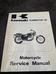 98-01 Kawasaki Eliminator 125 Factory Service Manual 99924-1228-03. Fixed Price $24.99.