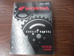 Honda Factory Maintenance Shop Repair Service Manual 2002-2003 FSC600 61MCT01. Fixed Price $62.88.