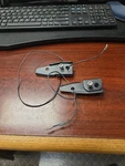 1974 1975 1976 Honda Elsinore Rear Turn Signal Stay Mount Brackets. Fixed Price $100.00.