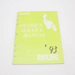 1993 Suzuki RMX250 Service Manual 99011-05D54-03A. Fixed Price $12.95.