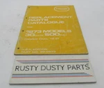 Triumph Official Factory Oem 1973 500CC Replacement Parts Catalog 99-0973. Fixed Price $28.99.