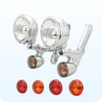 For Harley Street Glide 4.5" Fog Turn Signals Led Driving Passing Lights. Fixed Price $179.74.