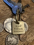 1967 Triumph Bonneville Motorcycle Solid Brass Key Fob. Fixed Price $15.95.