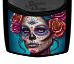 Sugar Skull Sexy Woman Lady Girl Blue Vinyl Decal Graphic Hood Wrap Car Truck Us. Fixed Price $138.74.