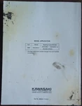 Kawasaki KDX200 Motorcycle Service Manual 1989 99924-1114-01. Fixed Price $18.99.