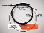 3334-32 Knucklehead Panhead Throttle And Spark Control Cotton Braided Cable. Fixed Price $85.56.
