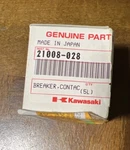 Genuine Oem Kawasaki Right Breaker Contact For Motorcycle, 21008-028. Fixed Price $25.99.