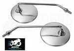 Suzuki 8MM Mirrors Left & Right Hand Baiku GT125 GT185 GT250 GT380 GT500 W1-03. Fixed Price $33.55.