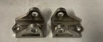 Honda CR250 2002 Docwob Titanium Foot Peg Brackets Hangars Mounts. Fixed Price $241.10.