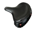 Harley Police Panhead Knucklehead Flathead Wl Ulh Genuine Leather Skirt Seat. Fixed Price $265.00.