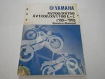 Oem Yamaha 1985 1999 XV700 XV750 XV1000 Service Manaul LIT-11616-XV-11. Fixed Price $35.00.