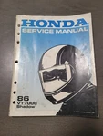 1986 Honda VT700C Shadow Service Manual 61MK700. Fixed Price $32.00.