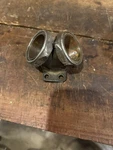 Harley Linkert Carburetor Intake Manifold 428-402 Wr / Kr Models Polished. Fixed Price $225.00.