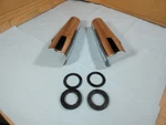 2005-2009 Suzuki Boulevard Oem Chrome Upper Fork Covers Shrouds Nice! C90T. Fixed Price $255.55.