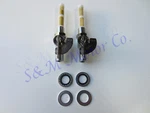 Fuel Petrol Gas Tank Tap Valve Petcock Set Triumph T140 Norton 60-4511, 60-4512. Fixed Price $39.95.