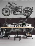 3D Harley Motorcycle Wallpaper Mural Removable Self-adhesive 761. Fixed Price $128.53.