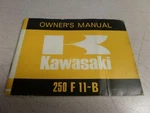 Kawasaki Factory Owner's Manual 1974 F11-B 250 W/ Wiring Diagram 99997-851. Fixed Price $163.99.