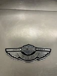 2003 Harley Davidson Fat Boy Flstf F/r Anniversary Fuel Gas Tank Medallion. Fixed Price $126.00.
