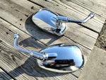 1999-2015 Yamaha V-star 1100 650 Chrome Mirror Set Xvs Road 1300 1700. Fixed Price $68.82.