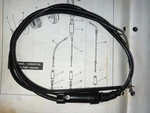 Aermacchi Harley New Economy Throttle Cable Assembly 56368-73 75 Z90. Fixed Price $54.95.