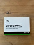 New Oem Kawasaki Owner's Manual KX85CGF/100FGF (2016) 99987-1873. Fixed Price $19.99.